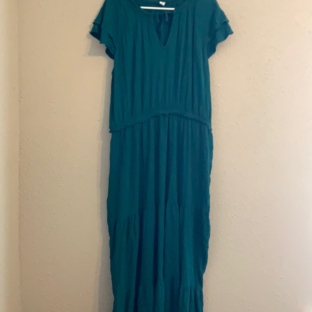 Old Navy Women’s XL Long Green Dress